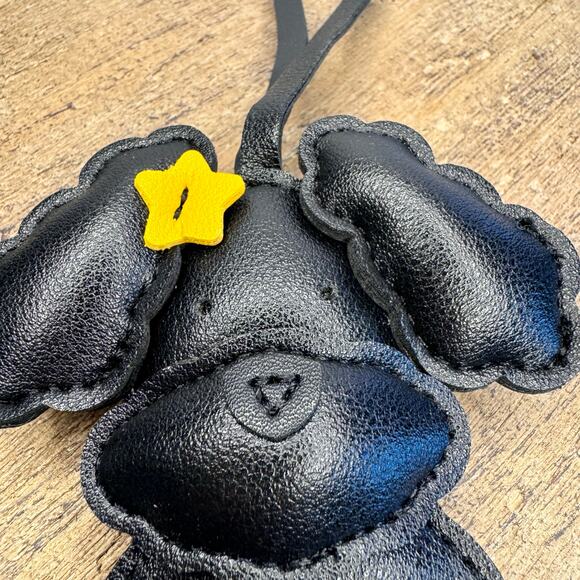 Black Fluffy Ear Dog Bag Charm Poodle Yorkie Small Dog Purse Charm Dog Gift NEW - Picture 5 of 7